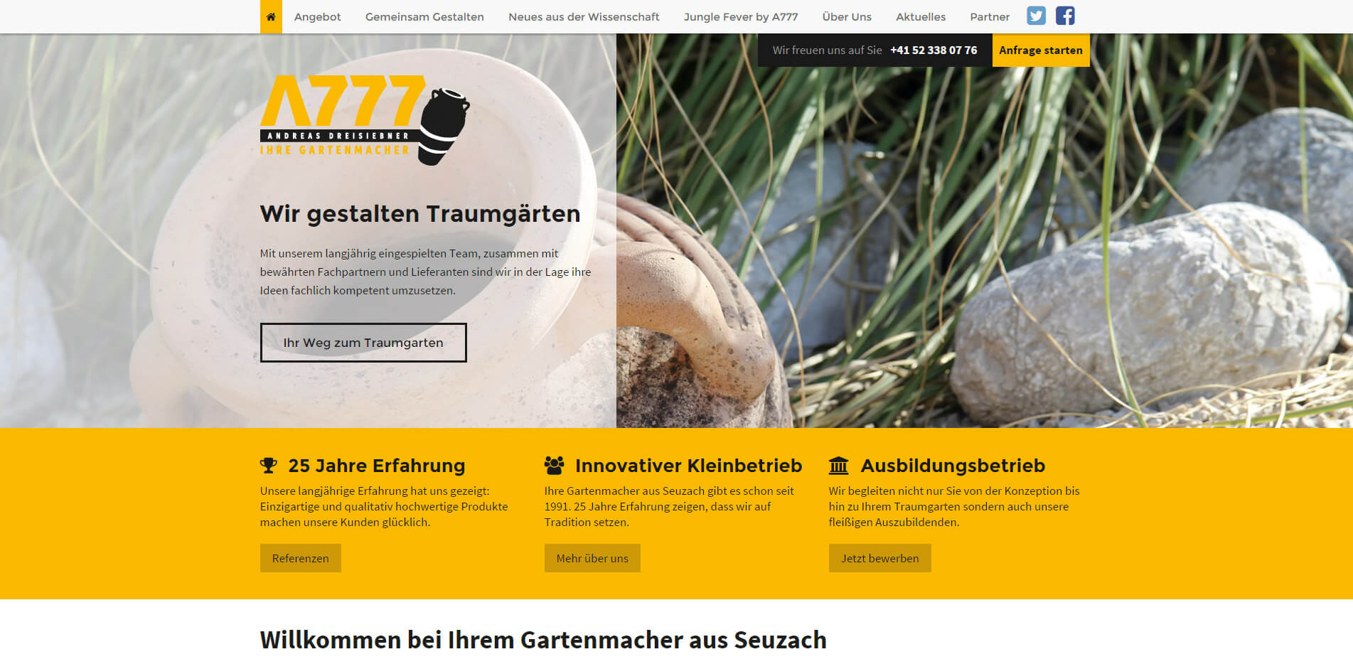 A777 Gartengestaltung in Seuzach im Kanton Zürich