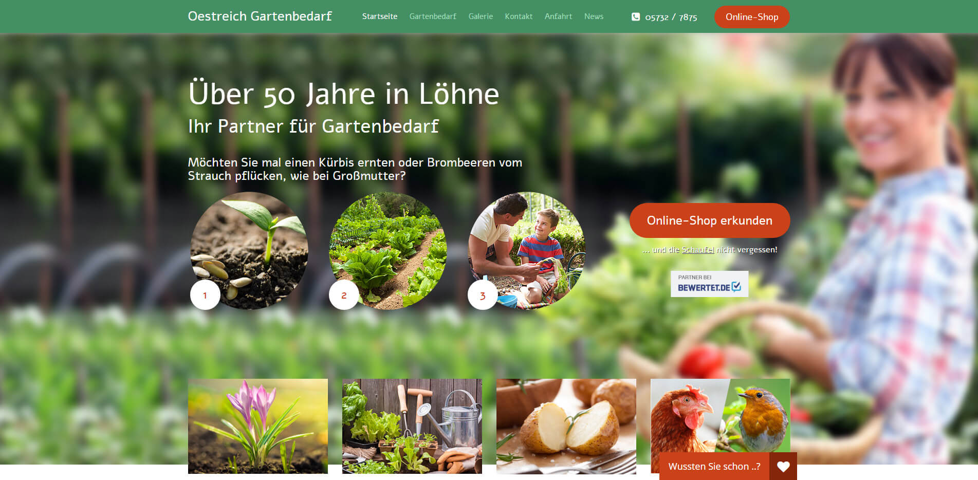 Oestreich Gartenbedarf in Löhne im Kreis Herford