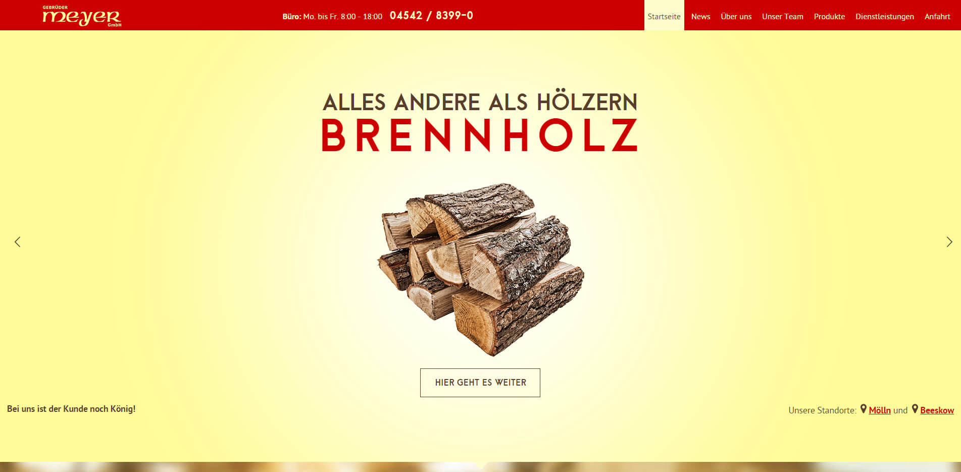 Holz, Späne & Pellets in Hamburg & Lübeck: Gebrüder Meyer